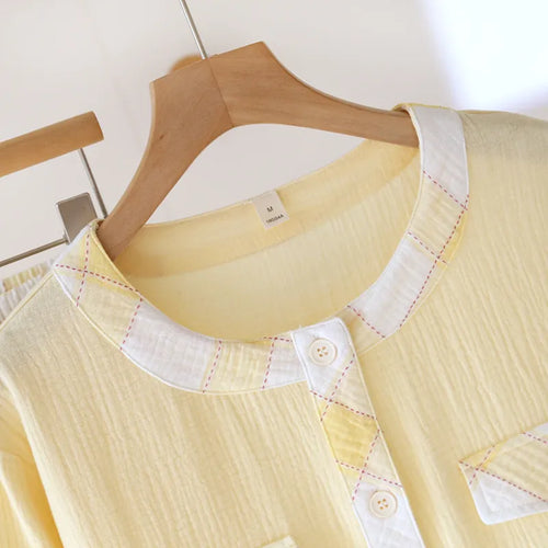 The Muslin House™ Mia - 100% Muslin Cotton Pajama