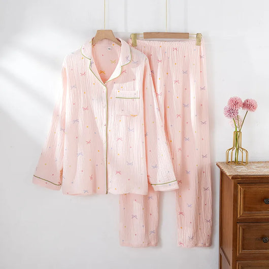 The Muslin House™ Pyjama Étoile – 100% Muslin Cotton
