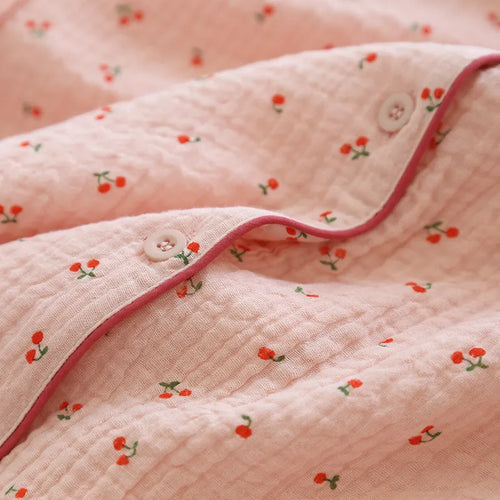 The Muslin House™ Cherry - 100% Muslin Pajama Cotton