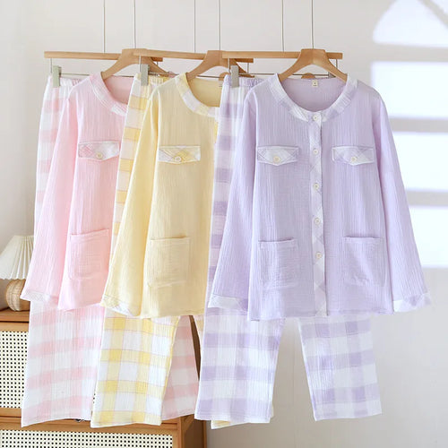 The Muslin House™ Mia - 100% Muslin Cotton Pajama