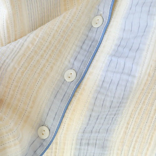 The Muslin House™ Cloudline Pyjama - 100% Muslin Cotton