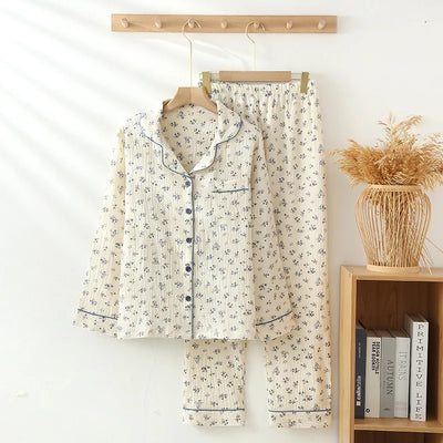 The Muslin House™ Flora - 100% Muslin Cotton Pajama