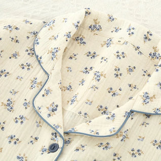 The Muslin House™ Flora - 100% Muslin Cotton Pajama