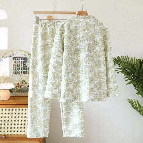 The Muslin House™ Pastel Palm - 100% Cotton