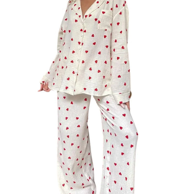 The Muslin House™ Blush - 100% Muslin Cotton Pajama