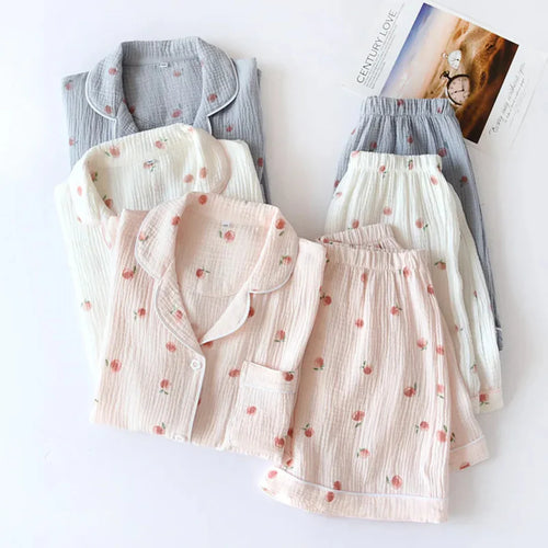 The Muslin House™ Nuvell - 100% Muslin Cotton Pyjama