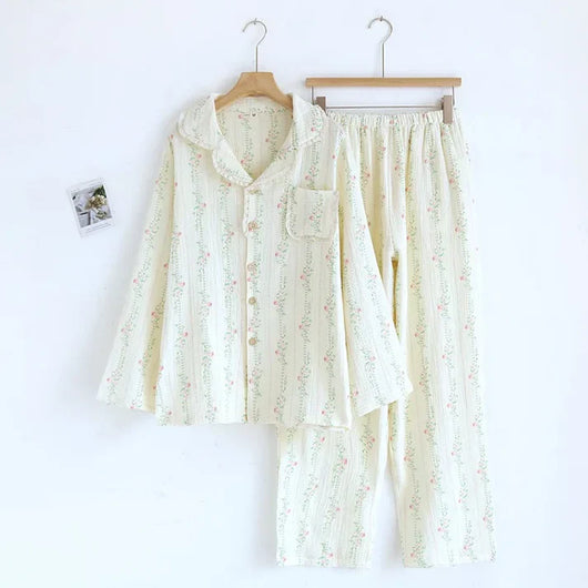 The Muslin House™ Bloom - 100% Muslin Cotton Pajama
