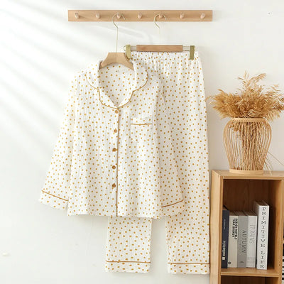 The Muslin House™ Flora - 100% Muslin Cotton Pajama