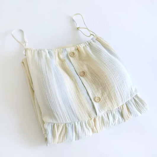 The Muslin House™ The Bloom Nightgown - 100% Muslin Cotton