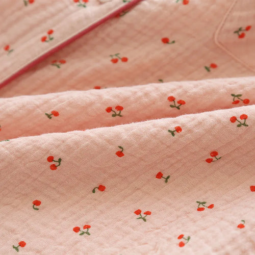 The Muslin House™ Cherry - 100% Muslin Pajama Cotton