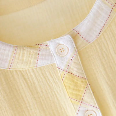 The Muslin House™ Mia - 100% Muslin Cotton Pajama