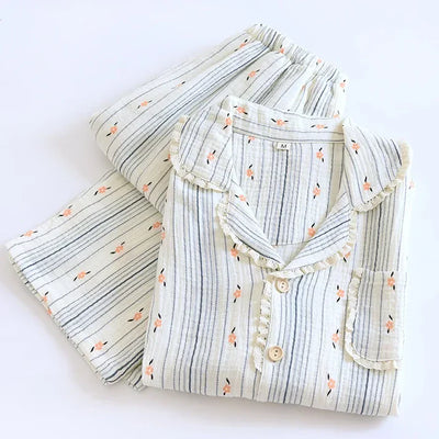 The Muslin House™ Bloom - 100% Muslin Cotton Pajama