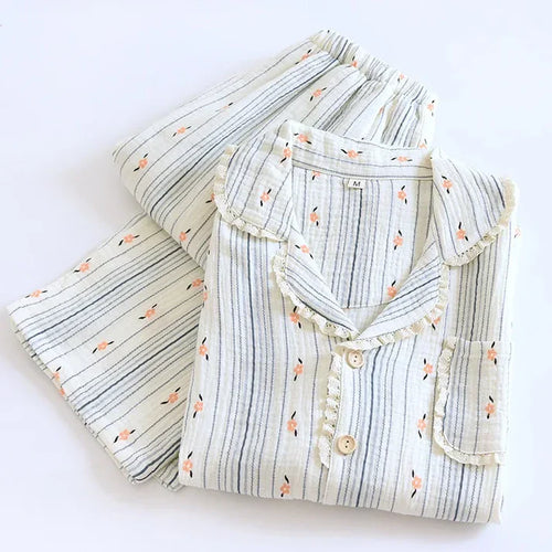 The Muslin House™ Bloom - 100% Muslin Cotton Pajama