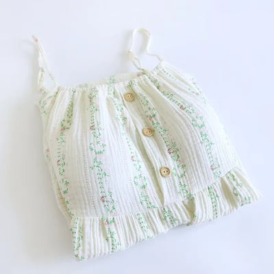 The Muslin House™ The Bloom Nightgown - 100% Muslin Cotton