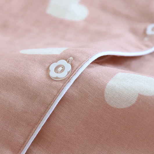 The Muslin House™ Heartly - 100% Cotton Pyjama