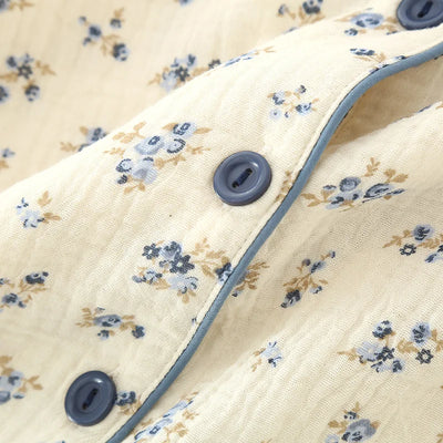 The Muslin House™ Flora - 100% Muslin Cotton Pajama