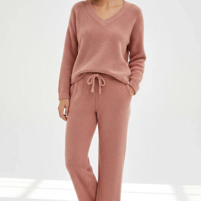 The Muslin House™ Amelie - Fleece Plush Pajama