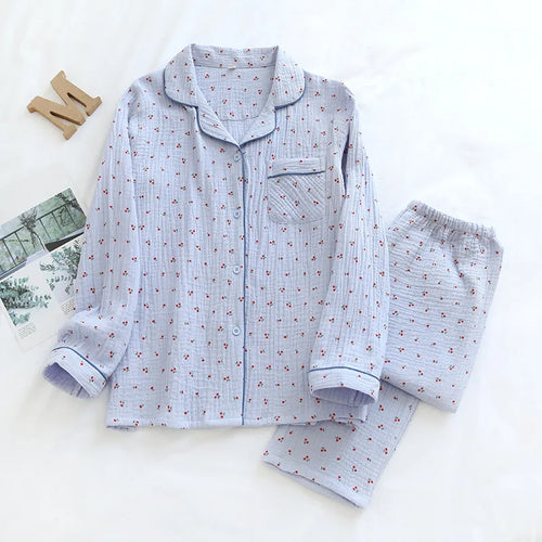 The Muslin House™ Cherry - 100% Muslin Pajama Cotton