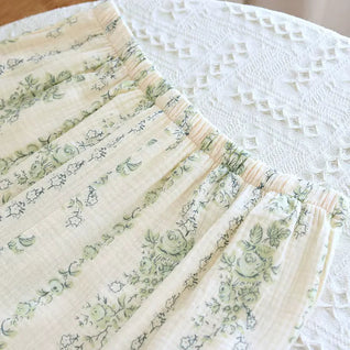 The Muslin House™ Botanical Dream - 100% Muslin Cotton Pajama